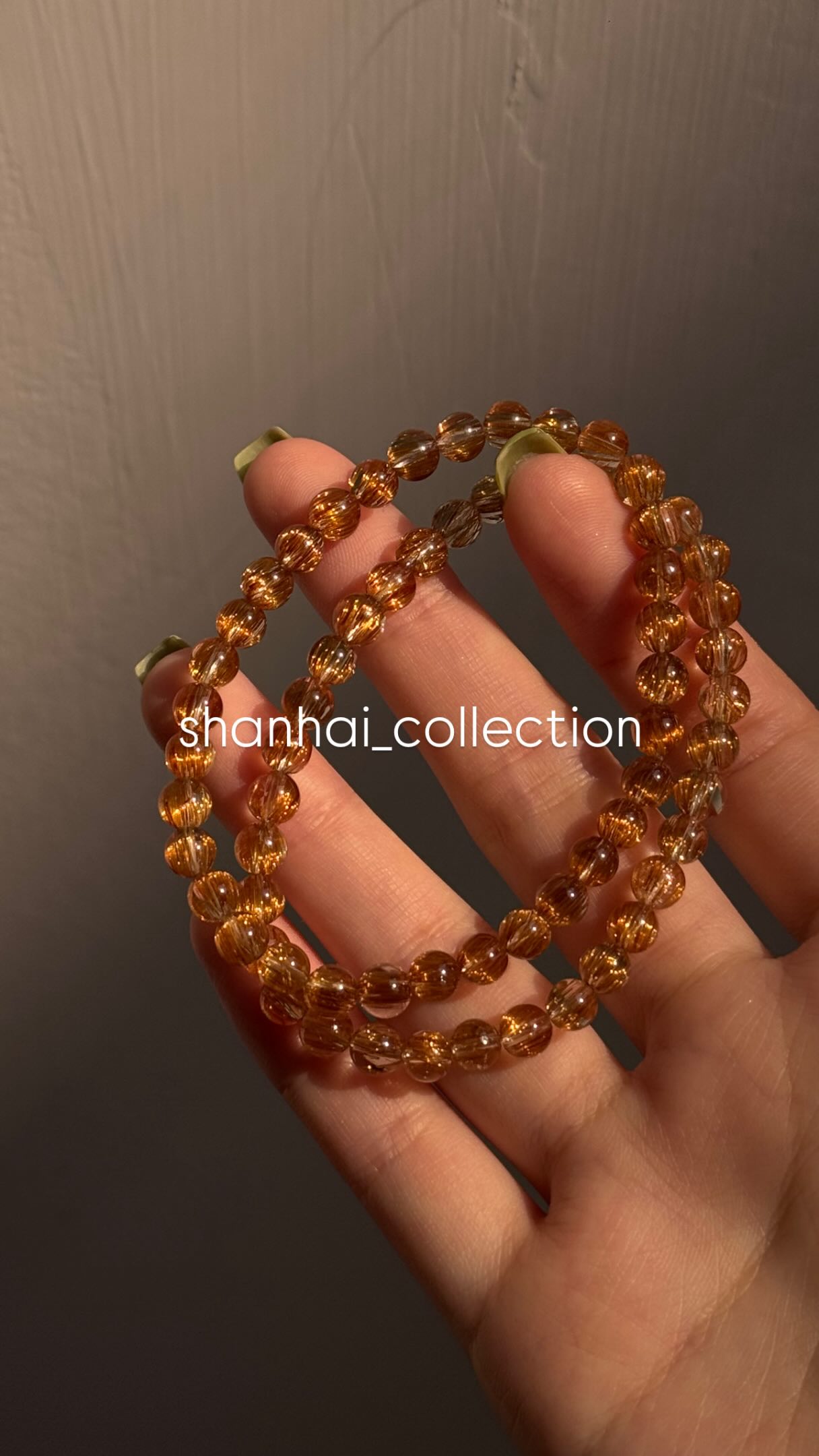 Cat's Eye Copper Rutilated Quartz Bracelet
